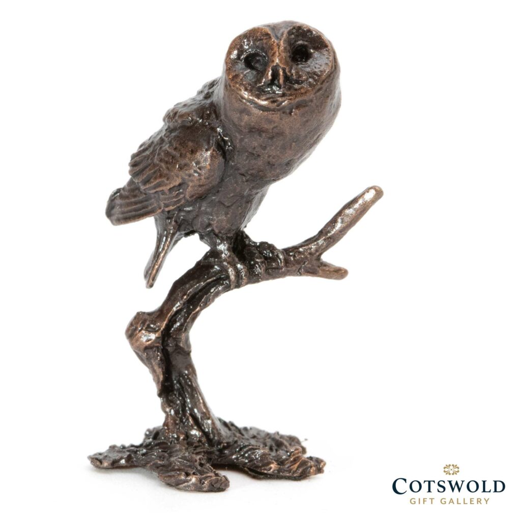 Michael Simpson Bronze Miniature Tawny Owl 1 1024x1024