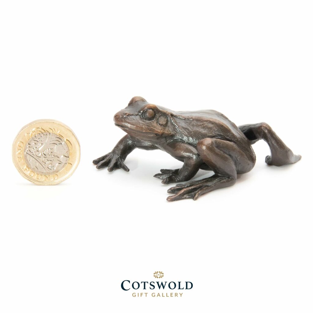 Michael Simpson Bronze Miniature Small Frog Walking 2 1024x1024