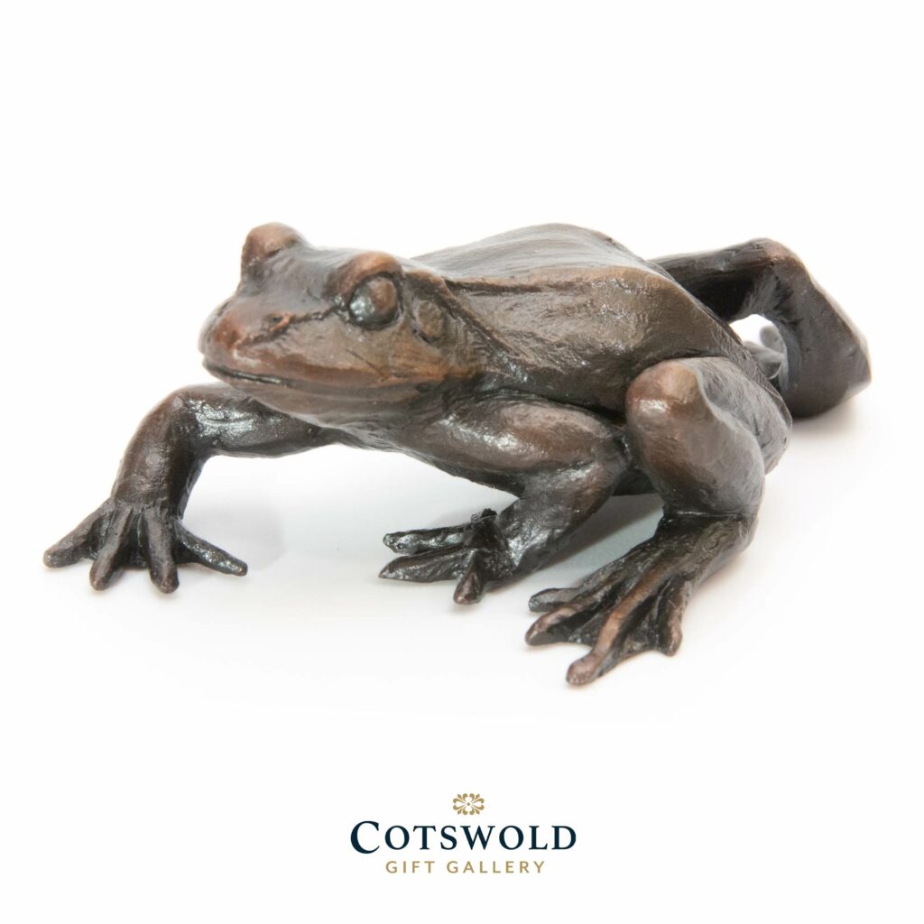 Michael Simpson Bronze Miniature Small Frog Walking 3 1024x1024