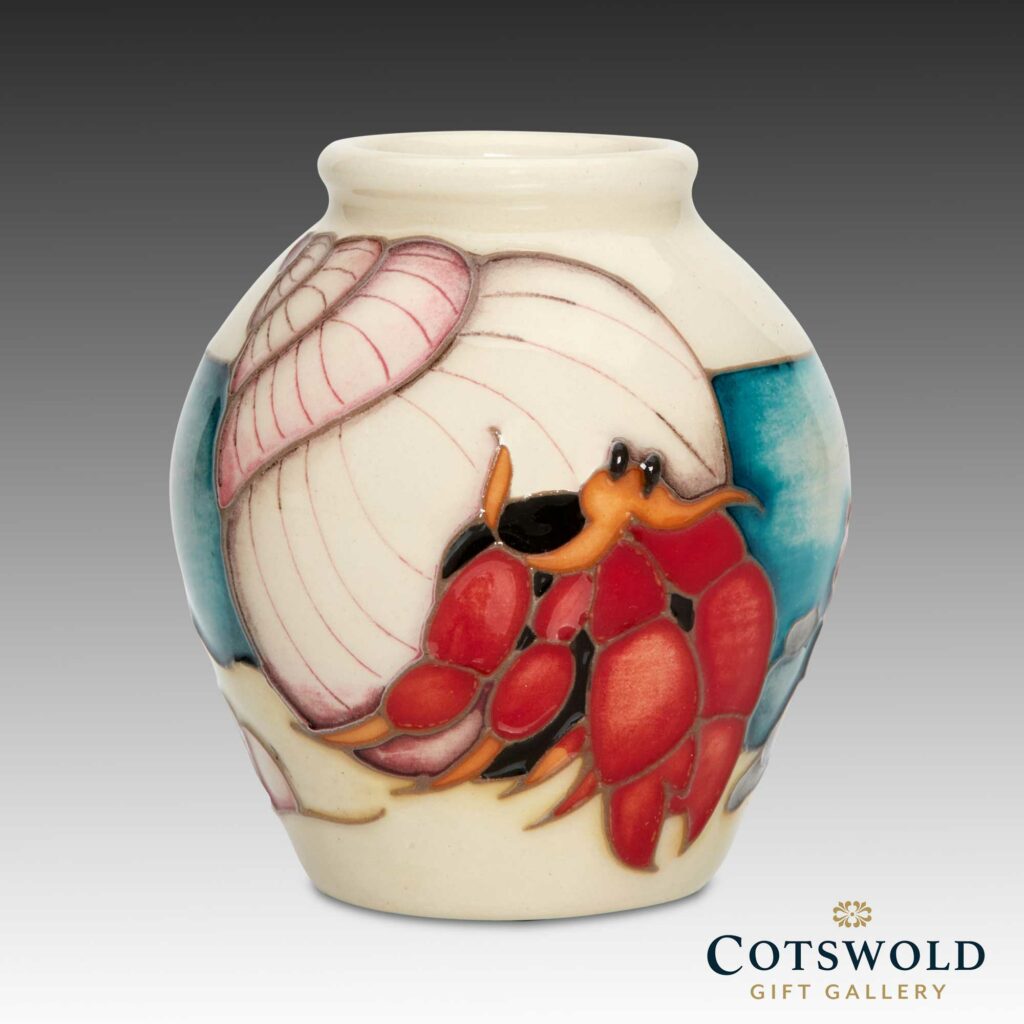 Moorcroft November Miniature Vase Hermit Crab 2 1024x1024