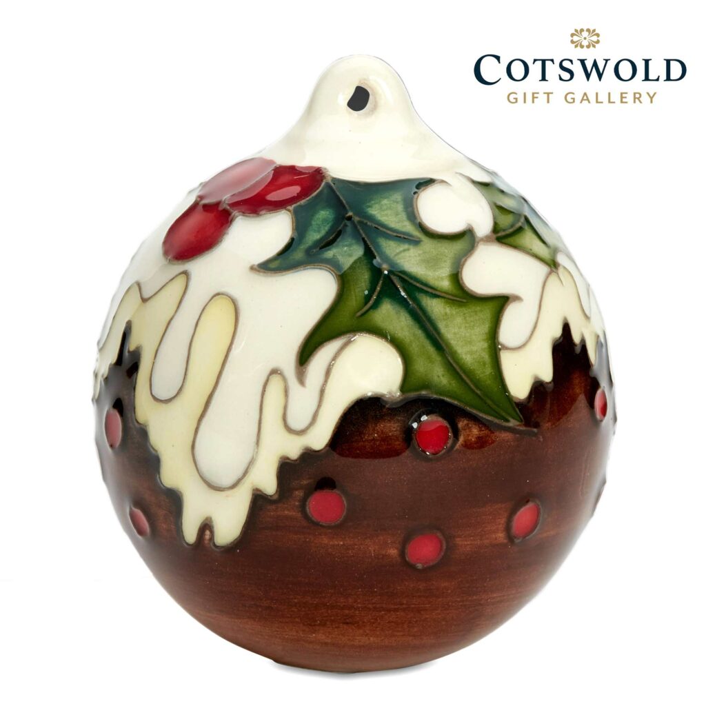 Moorcroft Pottery Christmas Bauble Christmas Pudding W 1024x1024