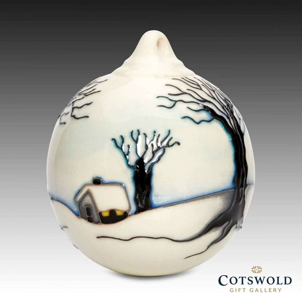 Moorcroft Pottery Christmas Bauble The Bothy 1024x1024