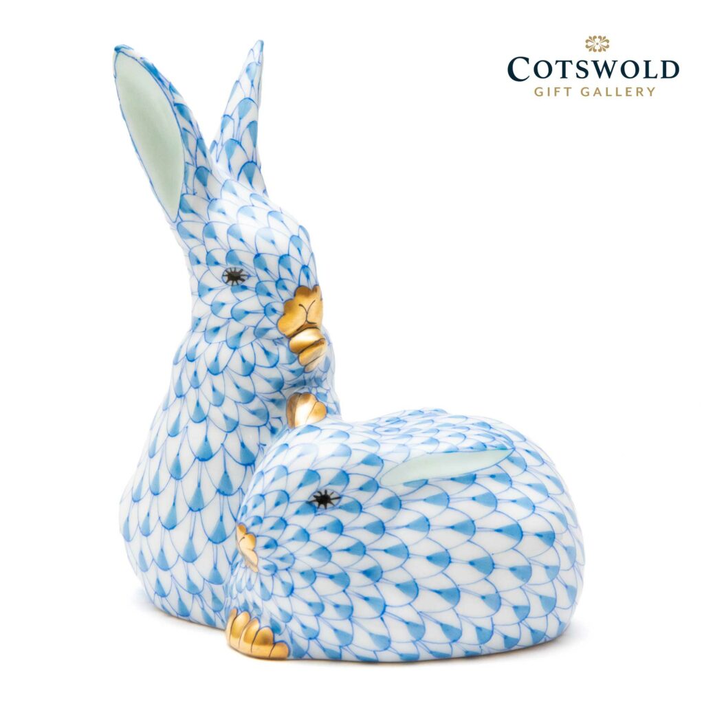 Herend Pair Of Rabbits 1024x1024