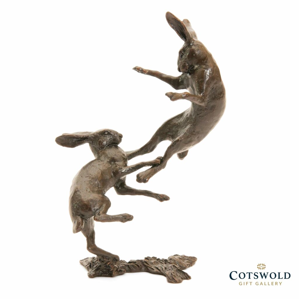 Richard Cooper Boxing Hares Bronze Small1 1024x1024
