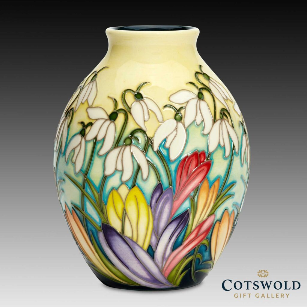 Moorcroft Pottery Snowdrop Sensations Waves Of Colour Vase 35 C 1024x1024