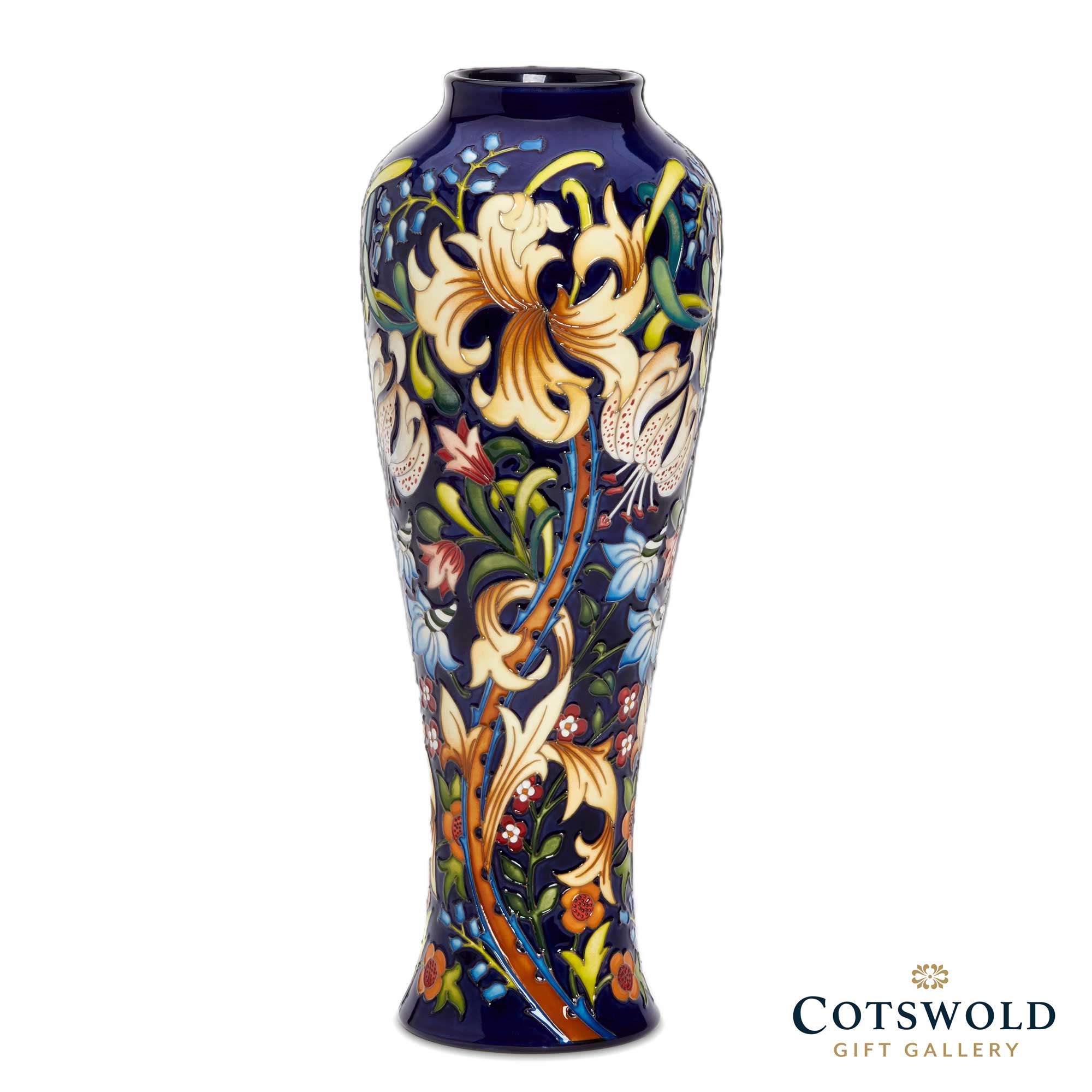 Winter Vase 121/14 Moorcroft Pottery Cotswold Gift Gallery