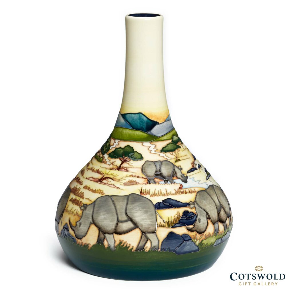 Four Seasons Vase Moorcroft Pottery Cotswold Gift Gallery