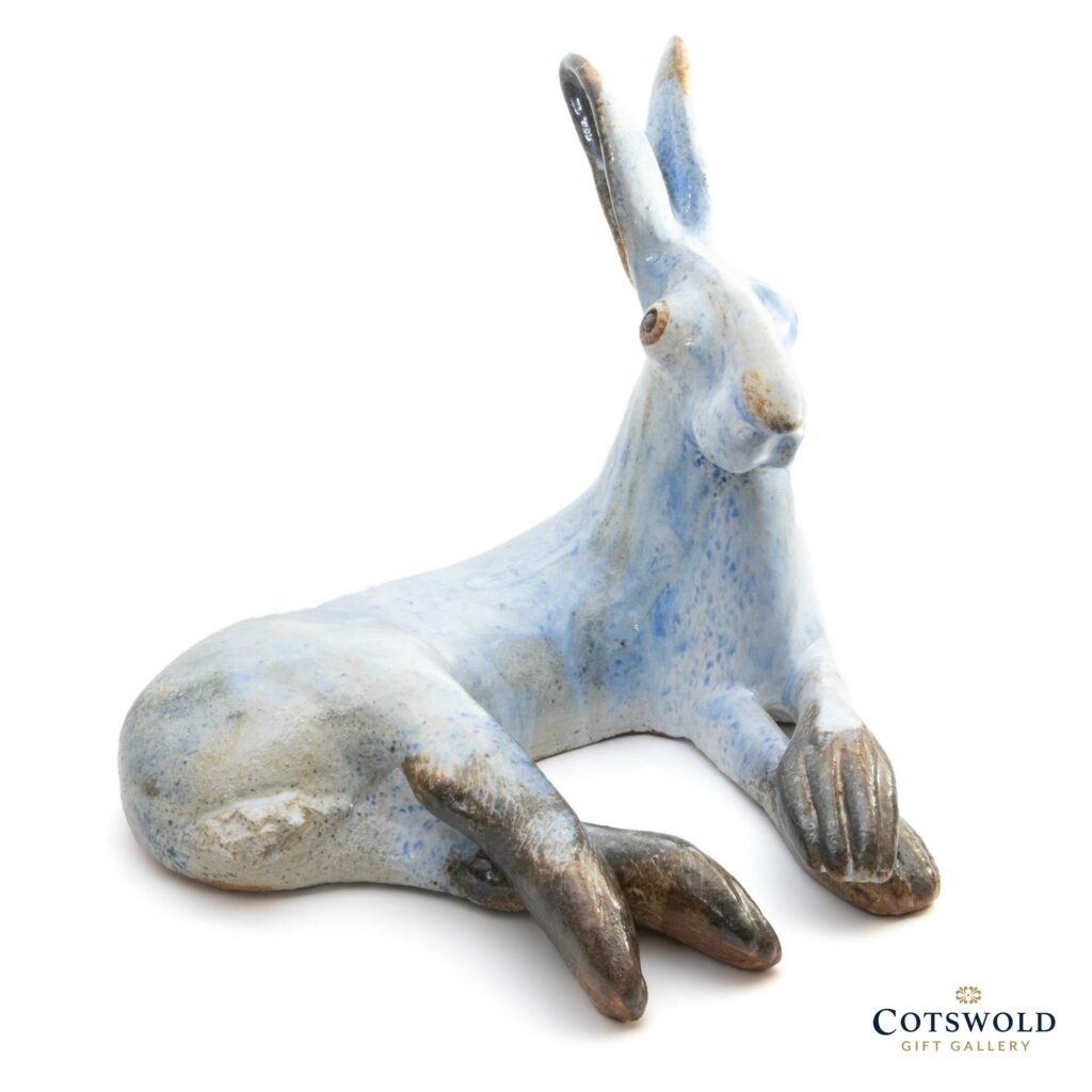 Michele Cowmeadow Large Reclining Hare 1 1024x1024