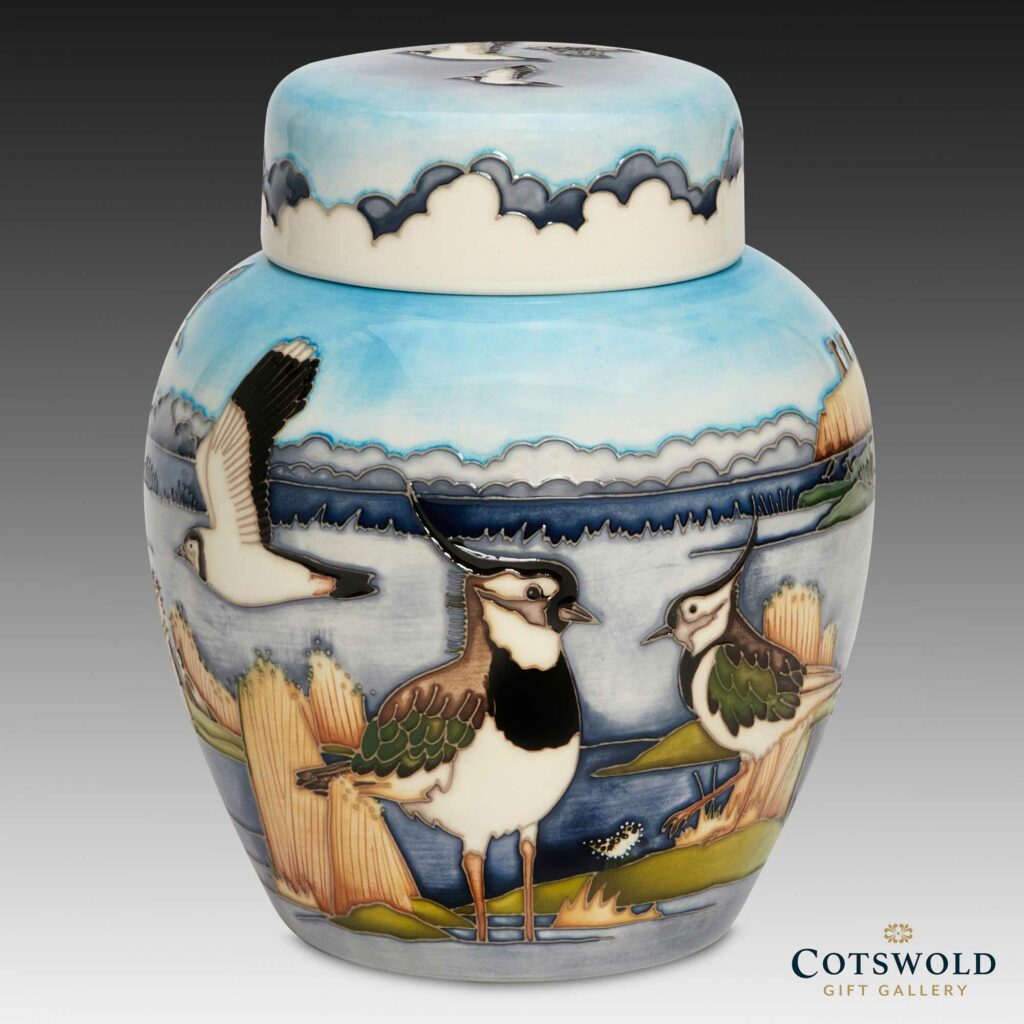 Moorcroft Pottery RSPB Rainham Marshes Collection Lapwings 02 1024x1024