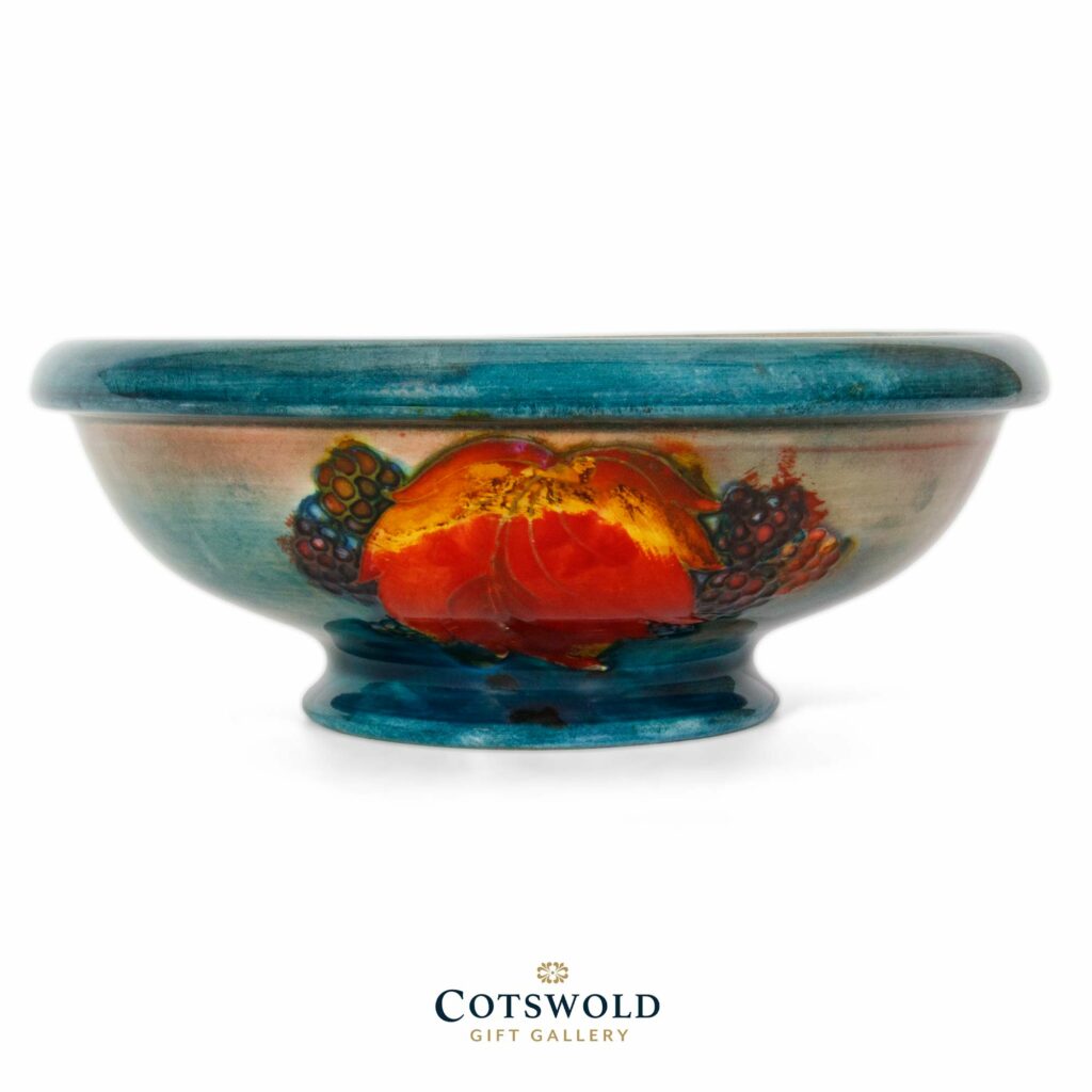Vintage William Moocroft Flambe Leaf And Blackberry Footed Bowl 2 1024x1024