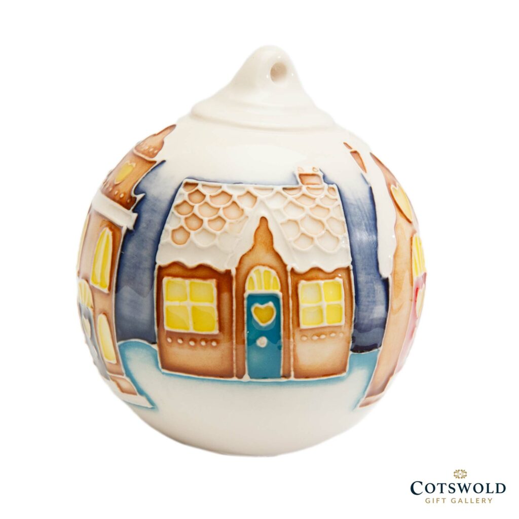 Moorcroft Pottery Christmas 2023 Bauble Gingerbread 01b 1024x1024