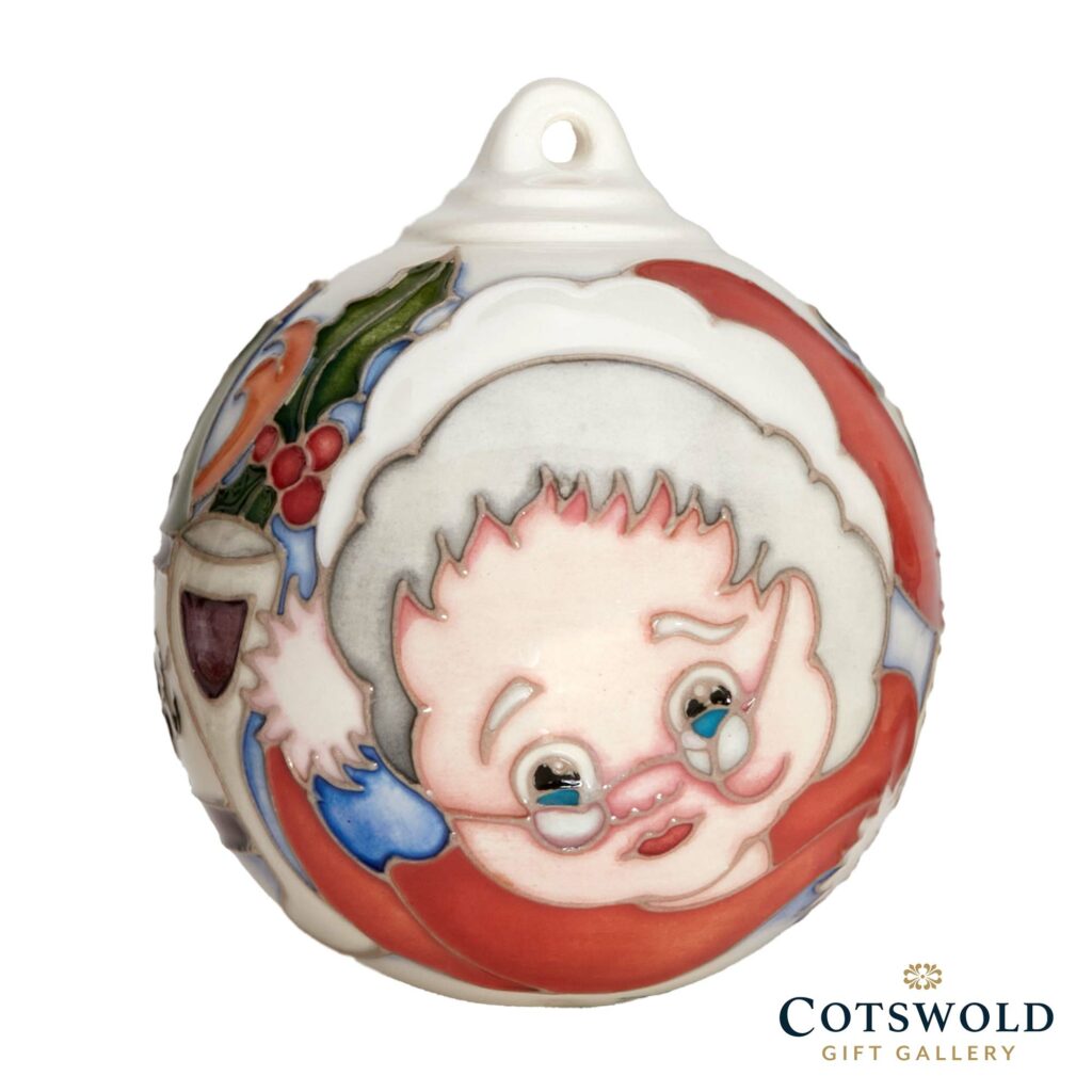 Moorcroft Pottery Christmas 2023 Mrs Christmas Bauble 1024x1024