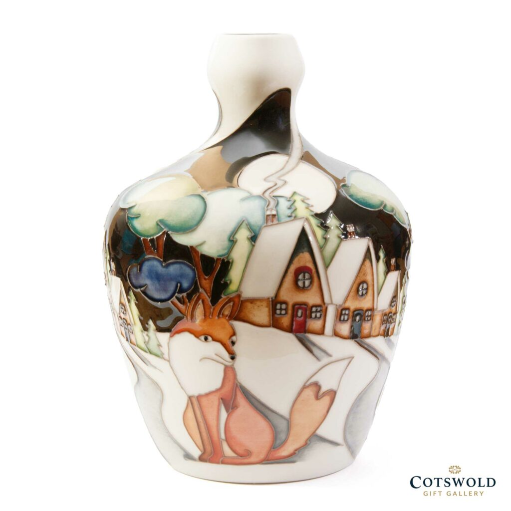 Moorcroft Pottery Christmas Fox Watch 01 1024x1024