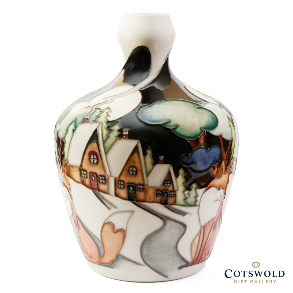 Moorcroft Pottery Christmas Fox Watch 02 1024x1024