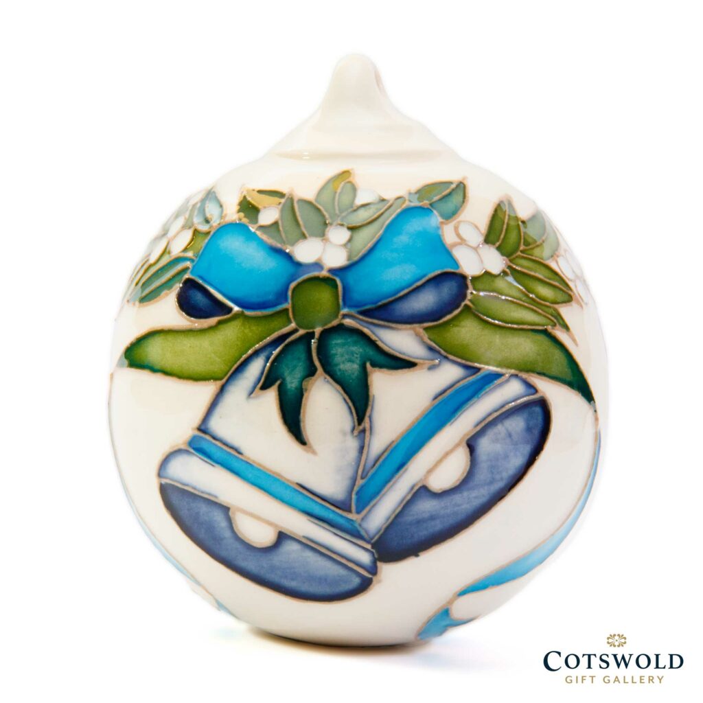 Moorcroft Pottery Christmas Bells Bauble 01 1024x1024