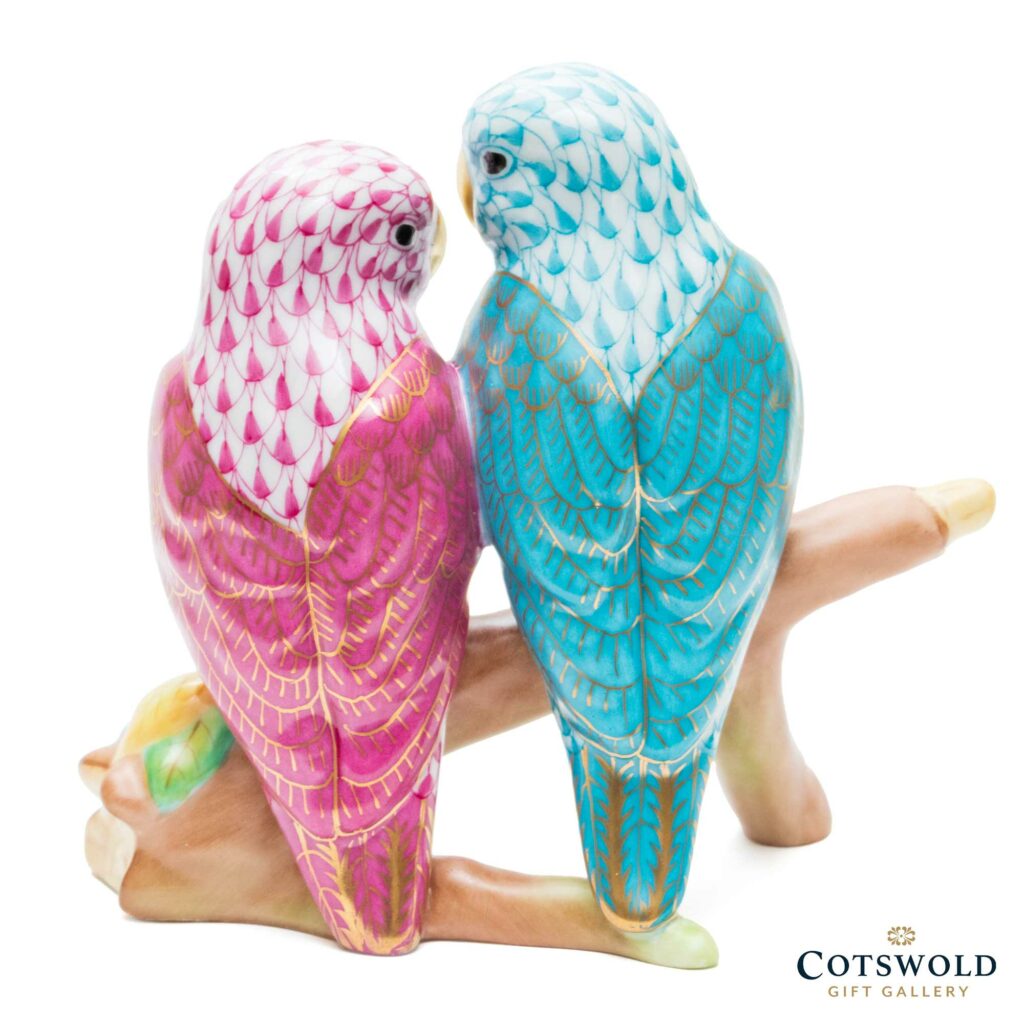 Herend Porcelain Lovebirds 15728 VHQ 21C 2 1024x1024