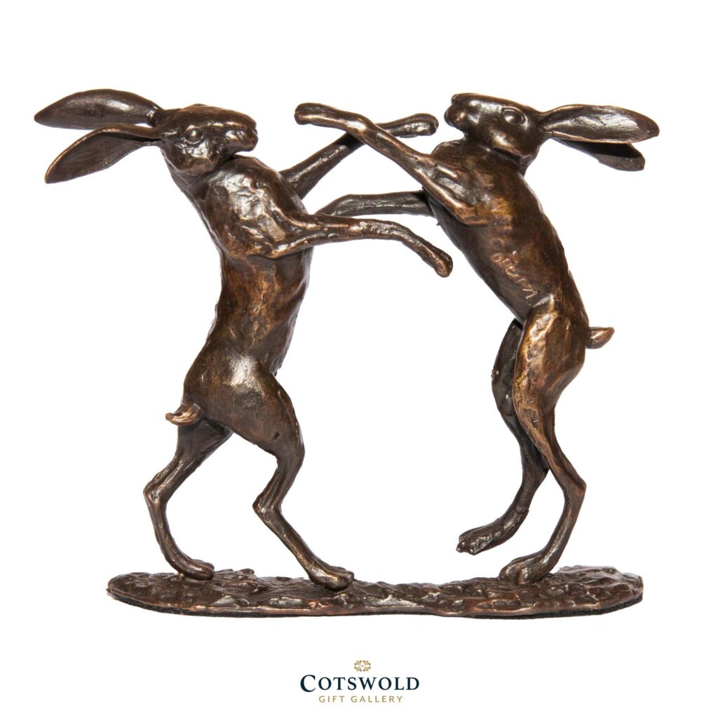 Unique Bronze Steve Boss Boxing Hares Large Sb019 1 1024x1024