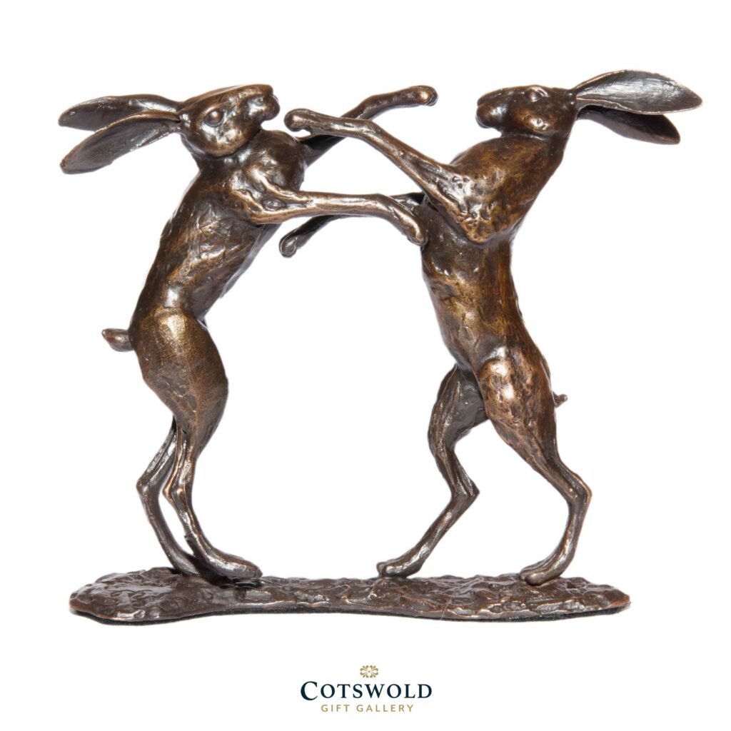 Unique Bronze Steve Boss Boxing Hares Large Sb019 2 1024x1024