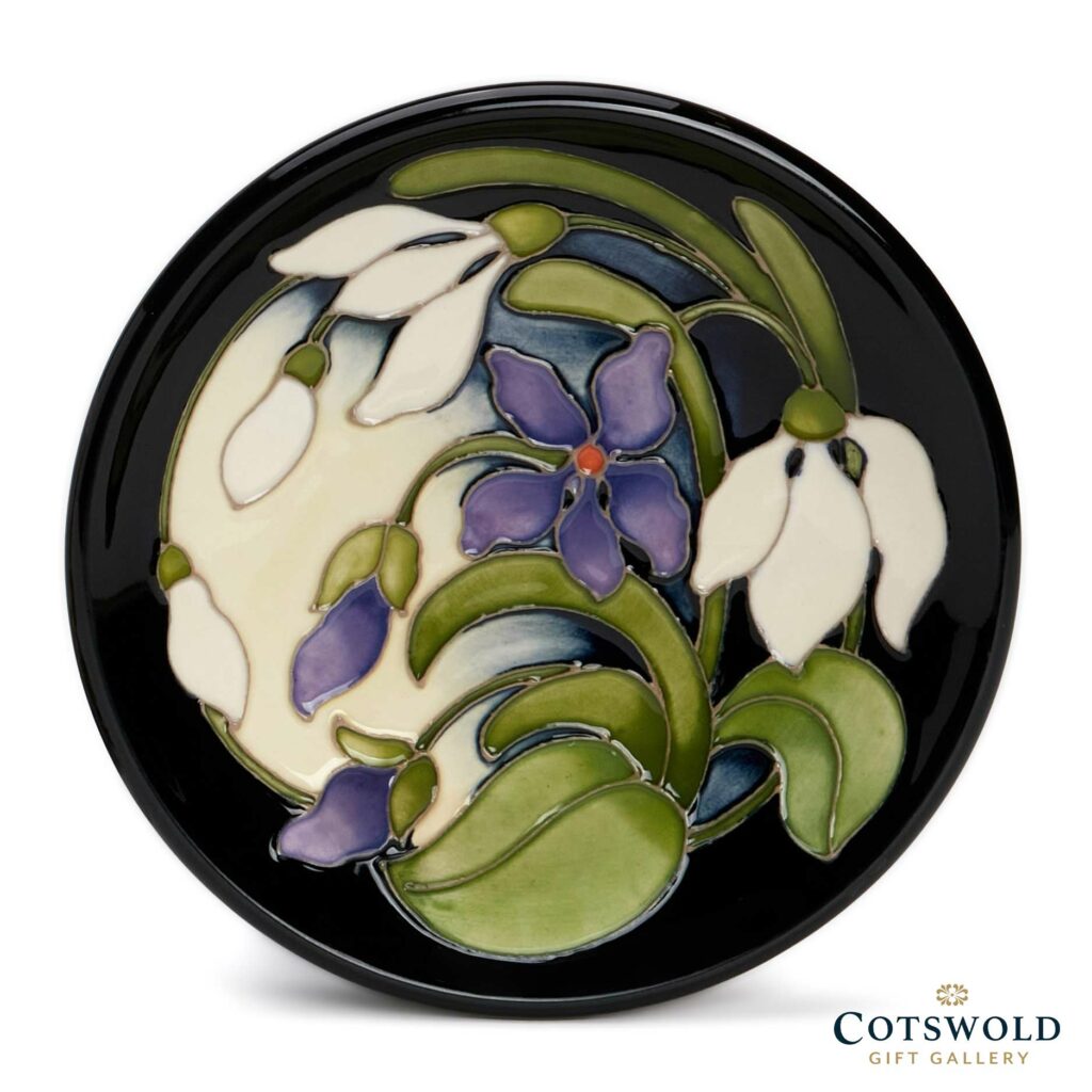 Moorcroft Pottery Snowdrop Sensations Collection Snowdrop Profusion 780 4 Coaster 1024x1024