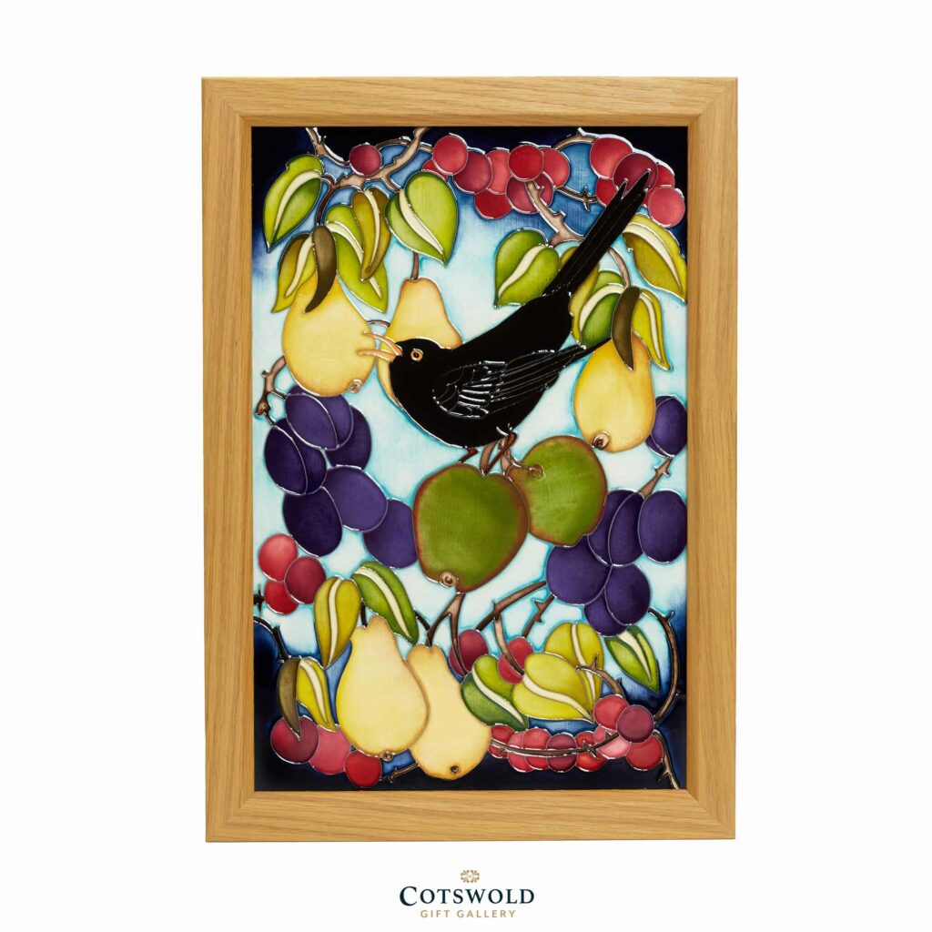 Moorcroft Pottery The Fruitful Vale Plaque Blackbird W 1024x1024