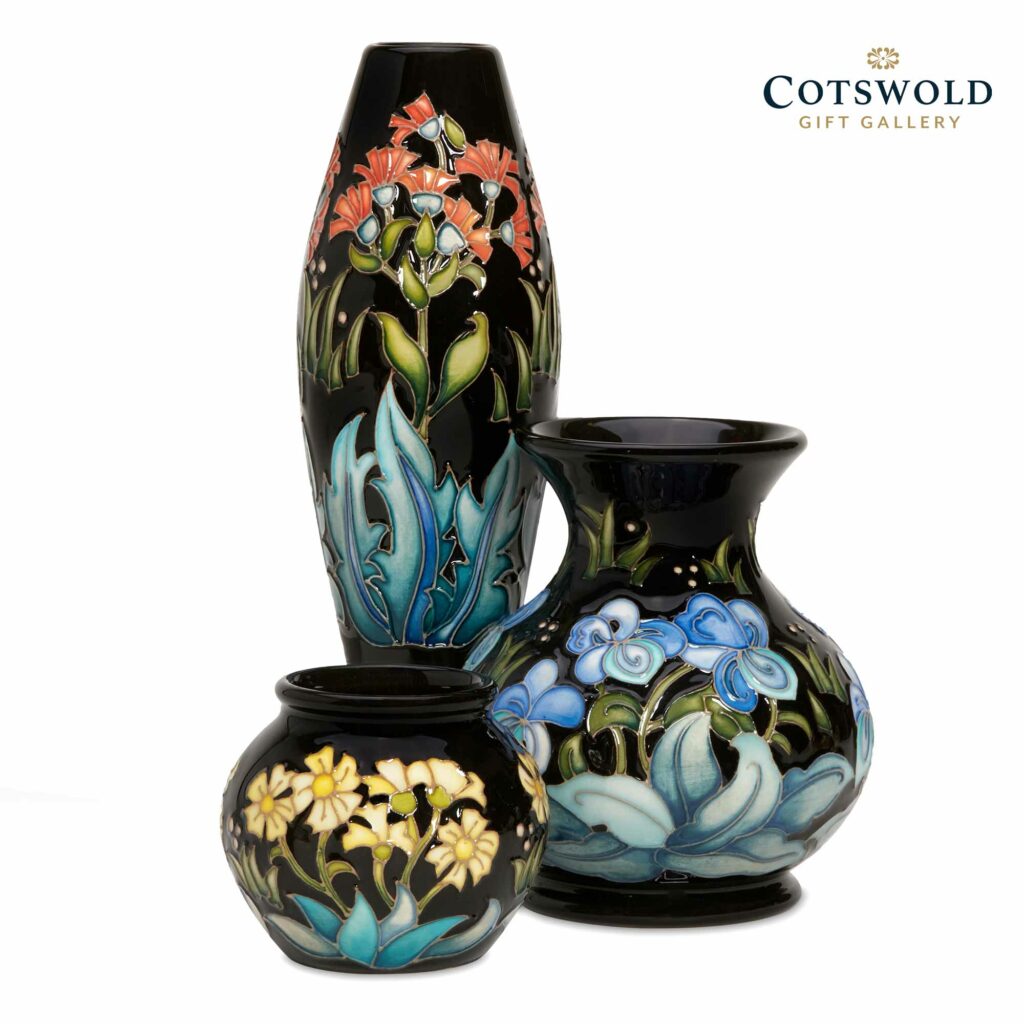 Moorcroft Pottery Vase Millefleurs Pack 2 1024x1024