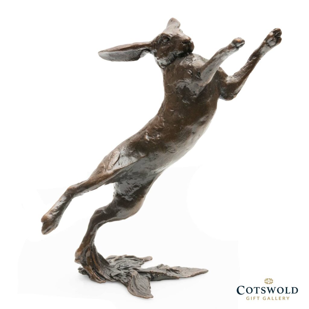 Richard Cooper Bronzes Small Hare Boxing 1118 1 1024x1024