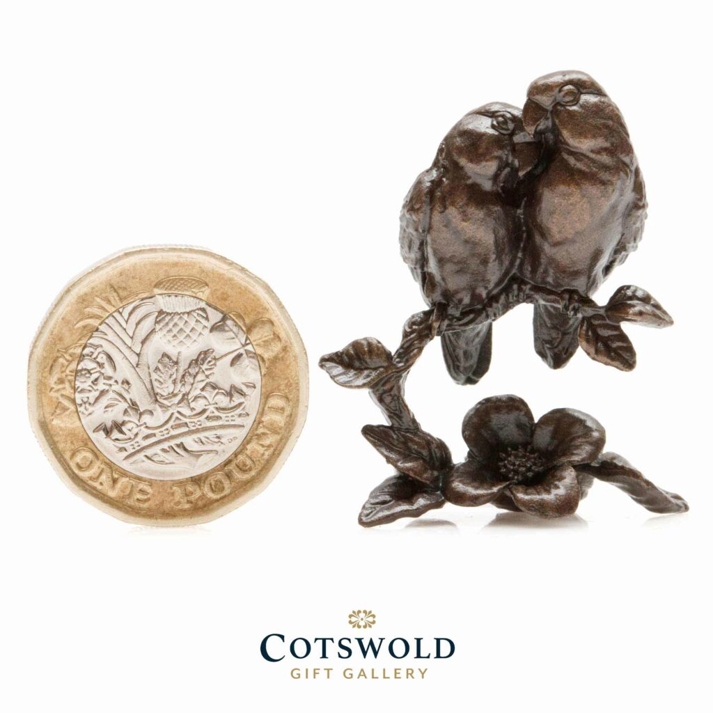 Butler Peach Lovebirds Bronze Miniature 2 1024x1024