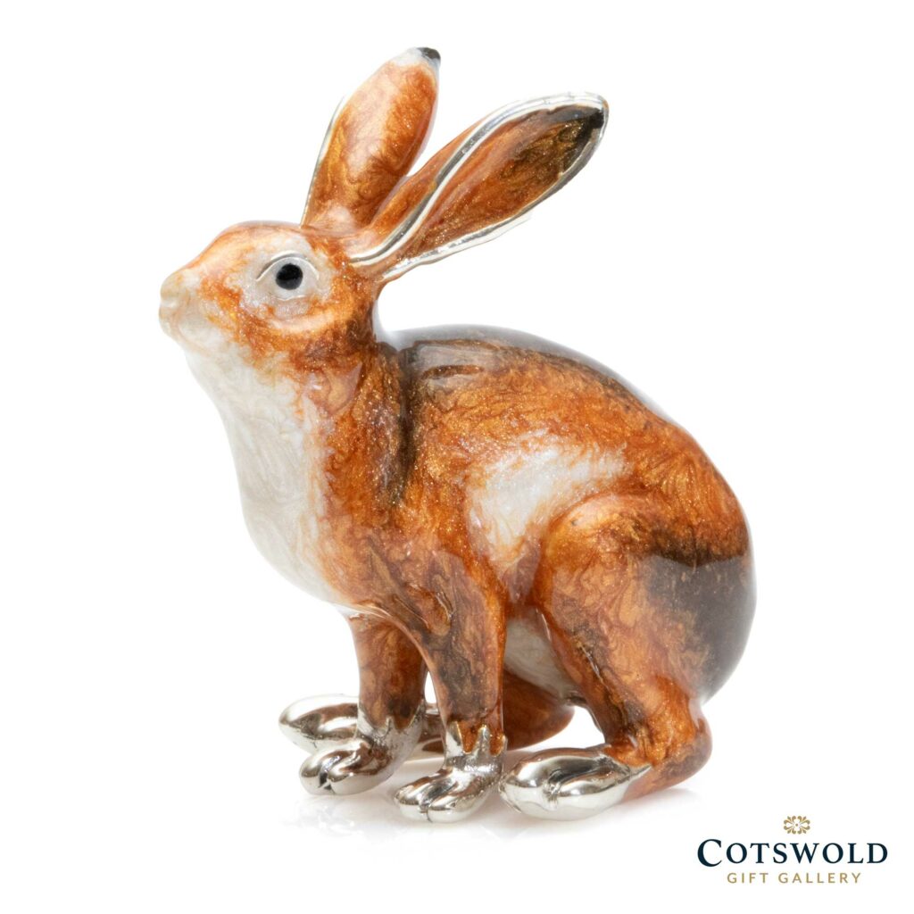 ©2025 Cotswold Gift Gallery Saturno Silver Hare 13460L Large 2 1024x1024