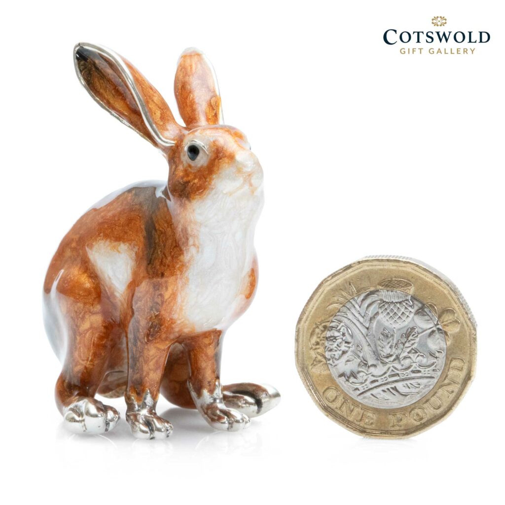 ©2025 Cotswold Gift Gallery Saturno Silver Hare 13460L Large 3 1024x1024