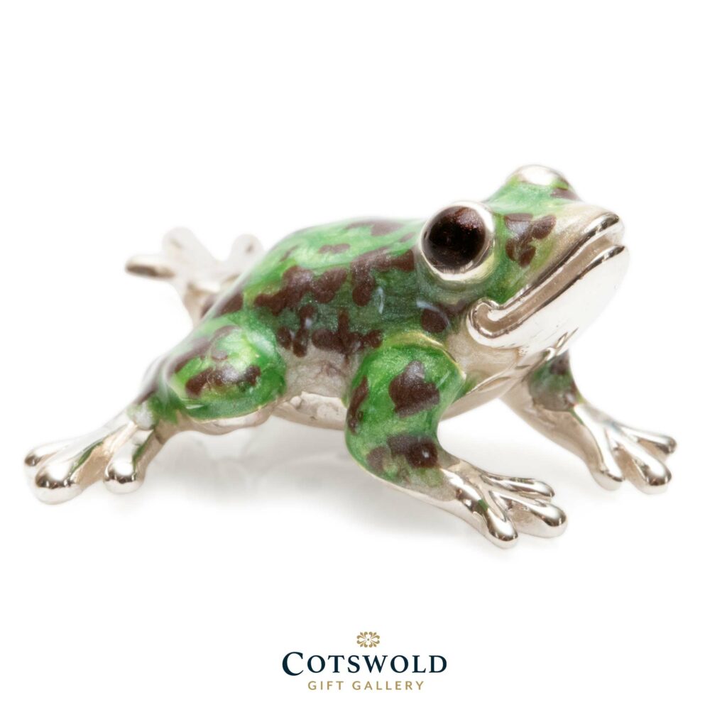 Saturno Silver Moving Frog 1284L Large 1 1024x1024