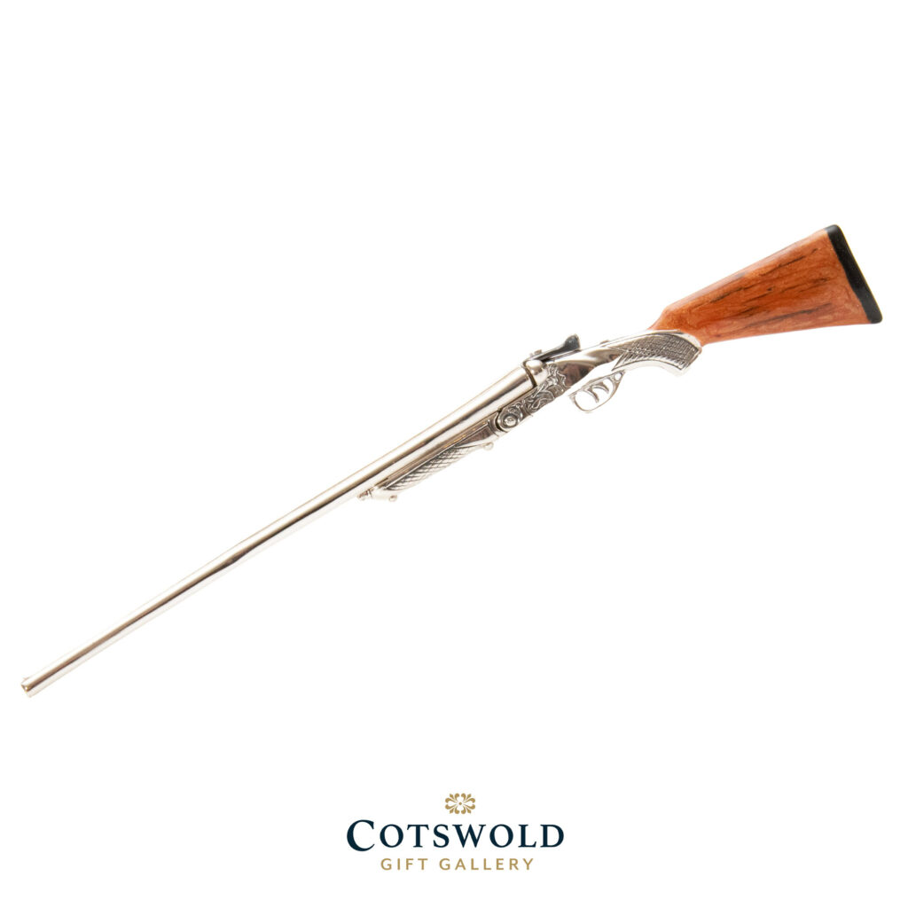 Saturno Silver Shotgun With Walnut Stock 2 1024x1024