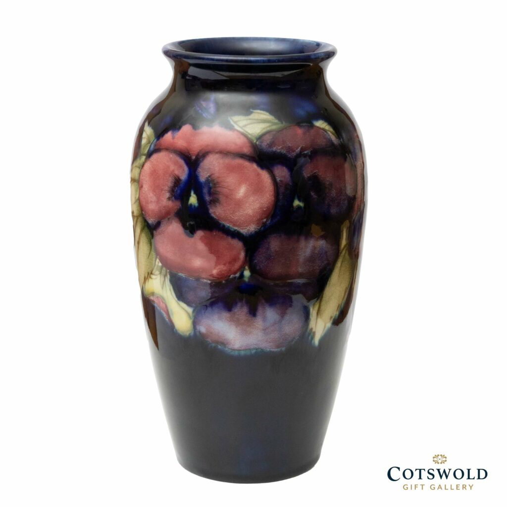 Vintage William Moorcroft Pottery Pansy 7 Inch Vase 2 1024x1024