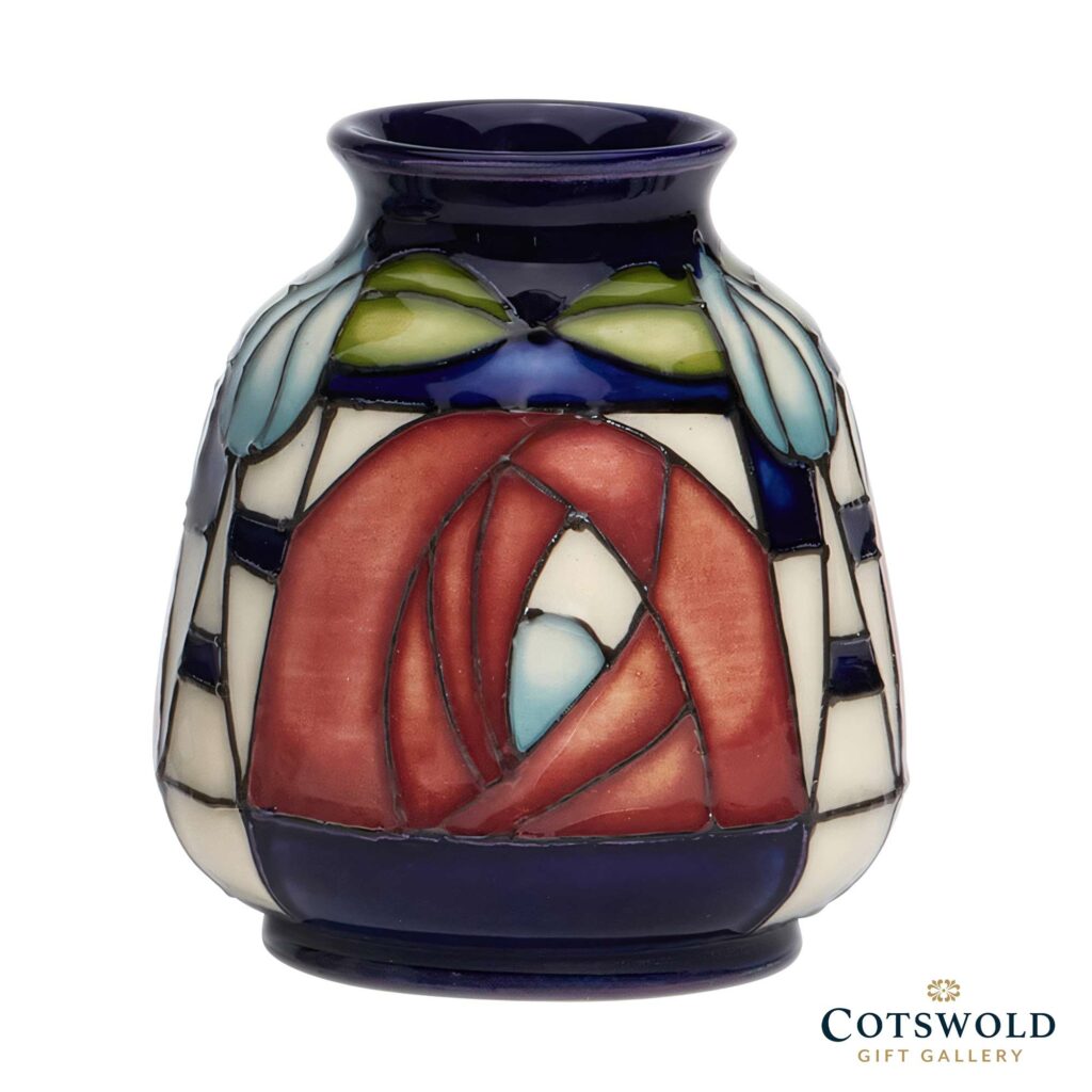 Moorcroft September Miniature Caledonian Rose 1982 1024x1024