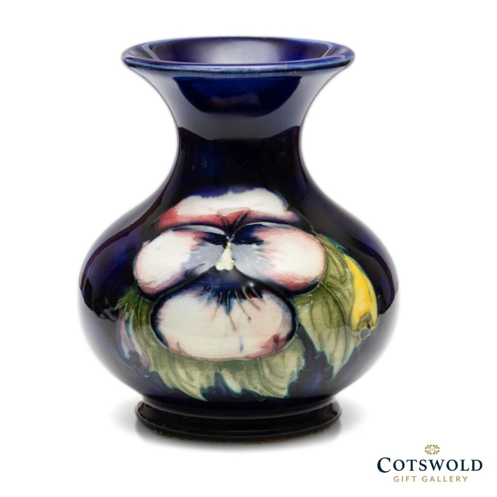 Vintage William Moorcroft Pottery Pansy M13 Vase 2 1024x1024