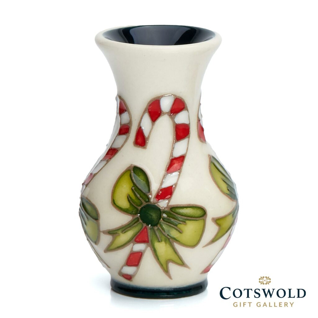 Moorcroft Pottery Christmas Candy Cane Treat 1024x1024