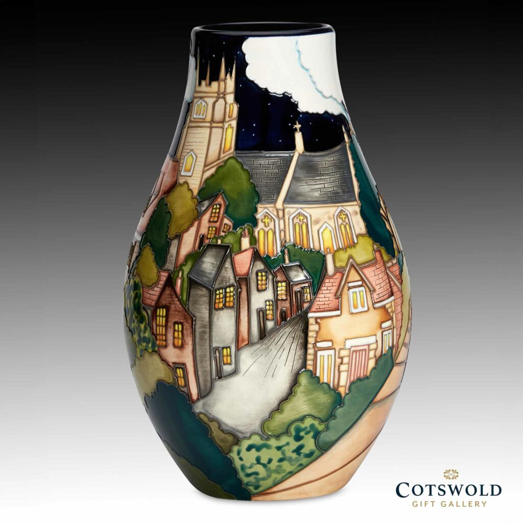 Moorcroft Pottery Christmas Lights In The Stone 01 Dark 1024x1024