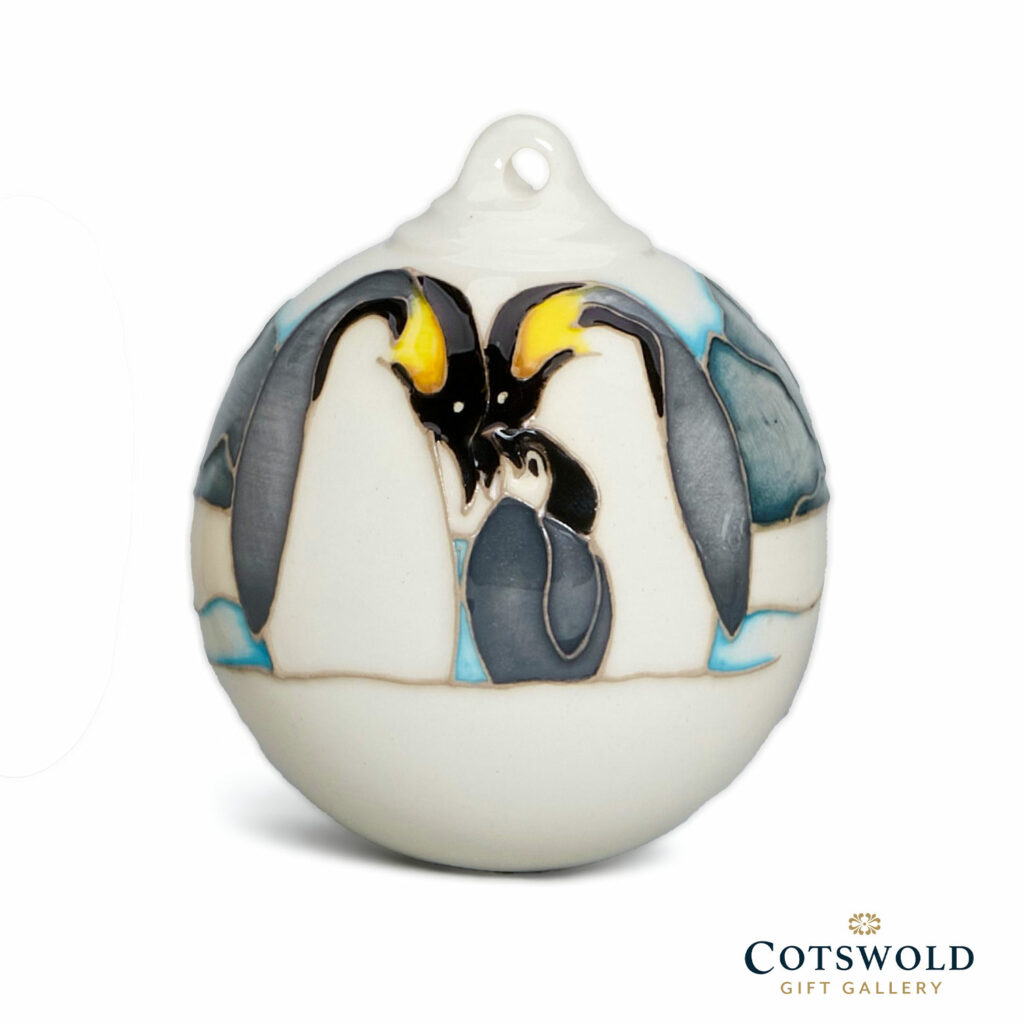 Moorcroft Pottery Christmas Majestic Family Bauble 1024x1024