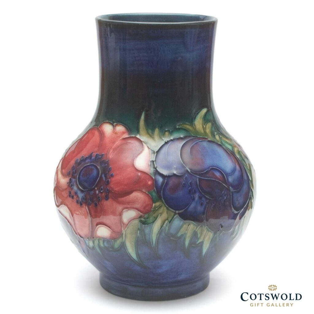 Vintage Walter Moorcroft Pottery 7 Inch Anemone Vase 1 1024x1024