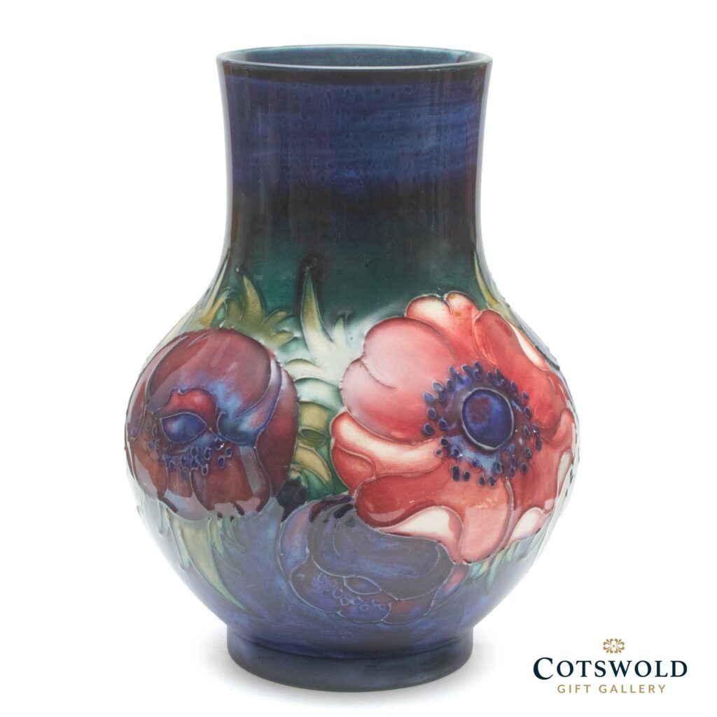 Vintage Walter Moorcroft Pottery 7 Inch Anemone Vase 2 1024x1024