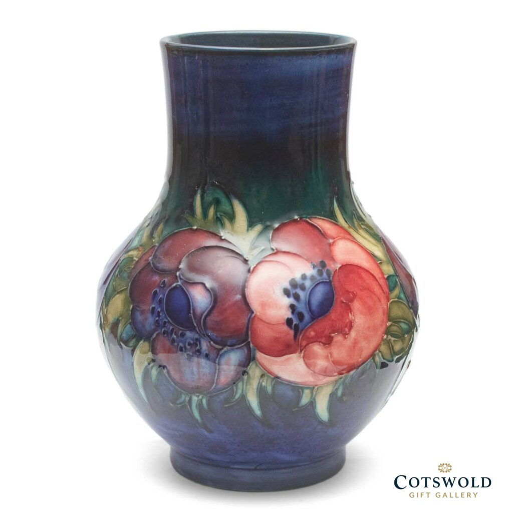 Vintage Walter Moorcroft Pottery 7 Inch Anemone Vase 3 1024x1024