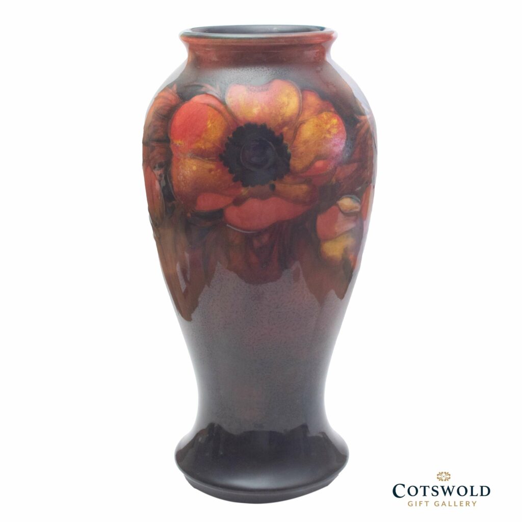 Vintage William Moorcroft Pottery Anemone Flambe 9 Inch Vase 2 1 1024x1024