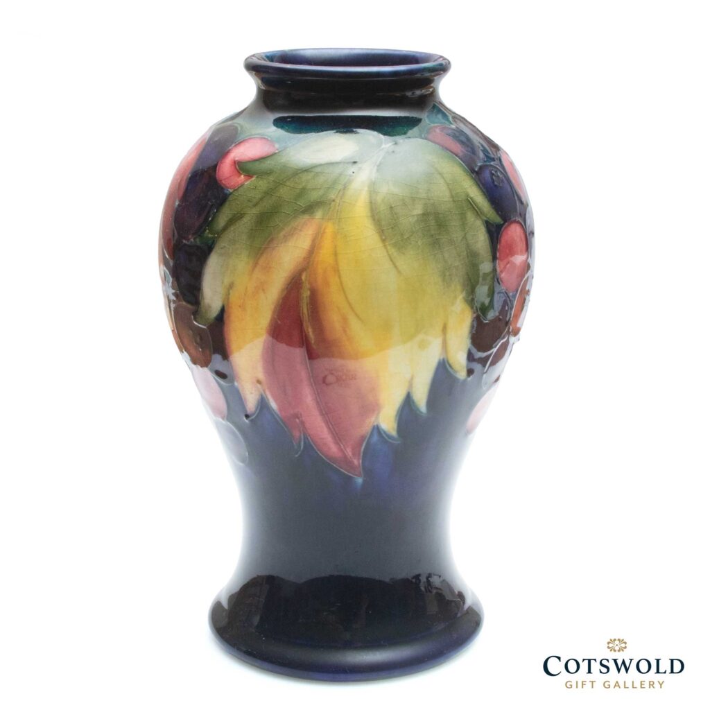 Vintage Moorcroft Pottery Leaf And Berry 6½ Inch Vase 02 1024x1024