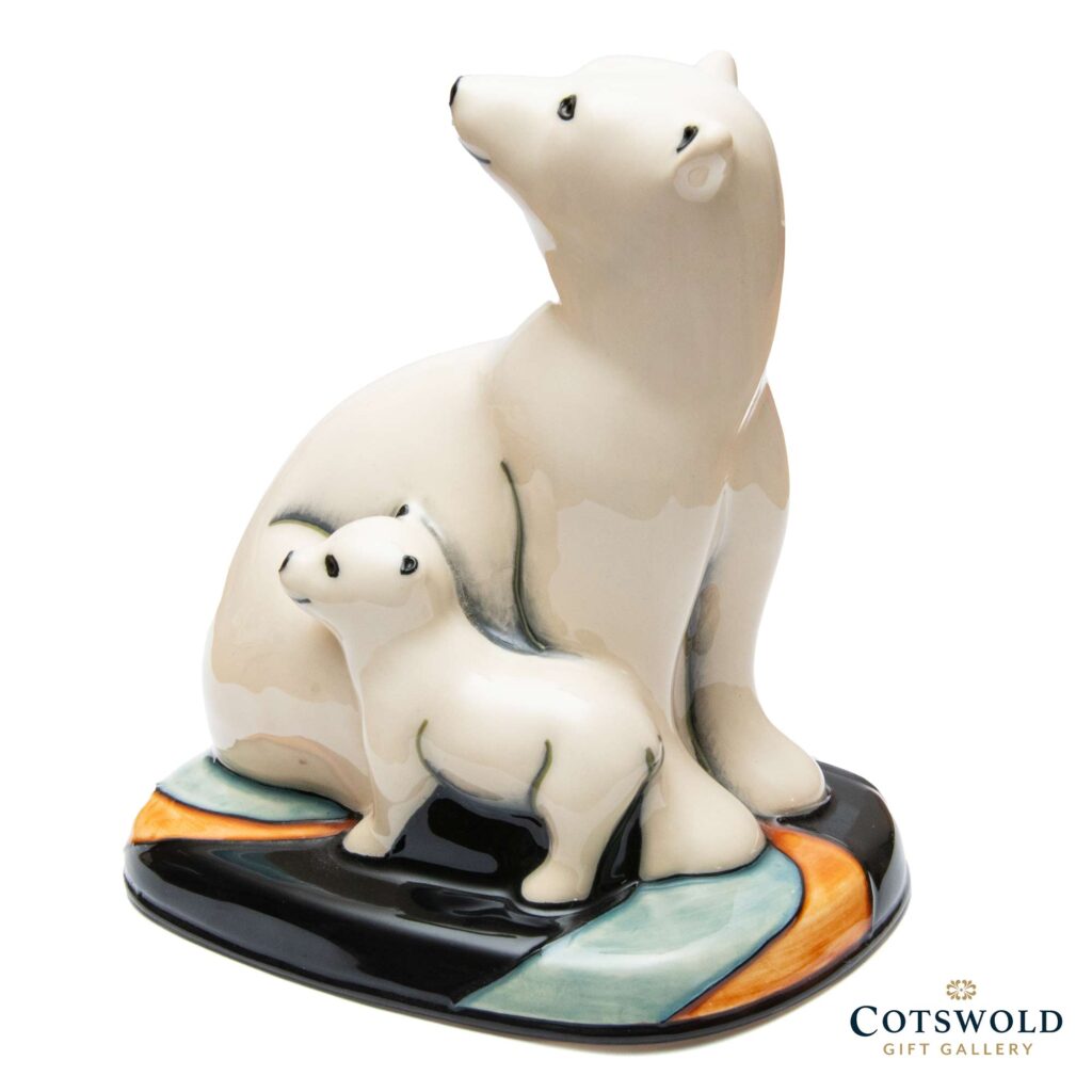 Moorcroft Polar Bear And Cub Model 2 1024x1024