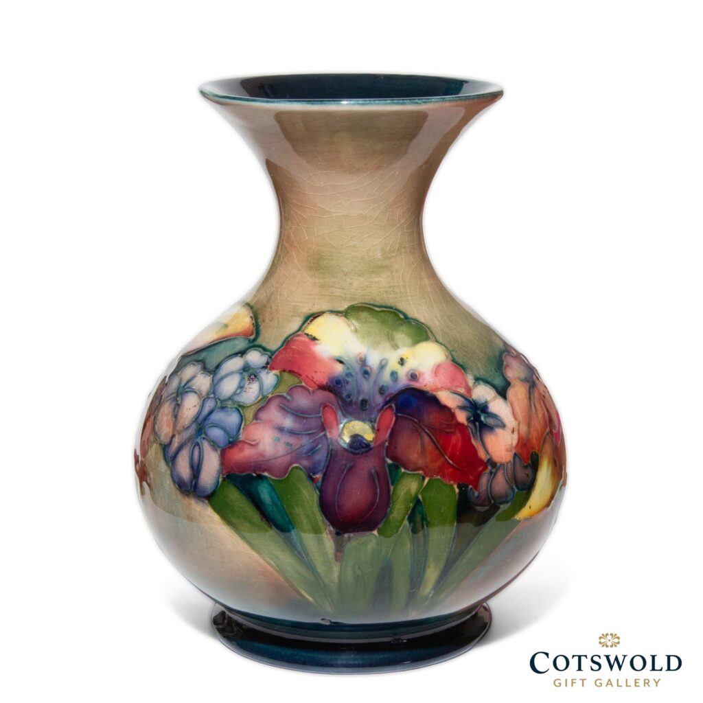 Moorcroft Pottery Vintage Orchid Flambe Vase M16 2 1024x1024
