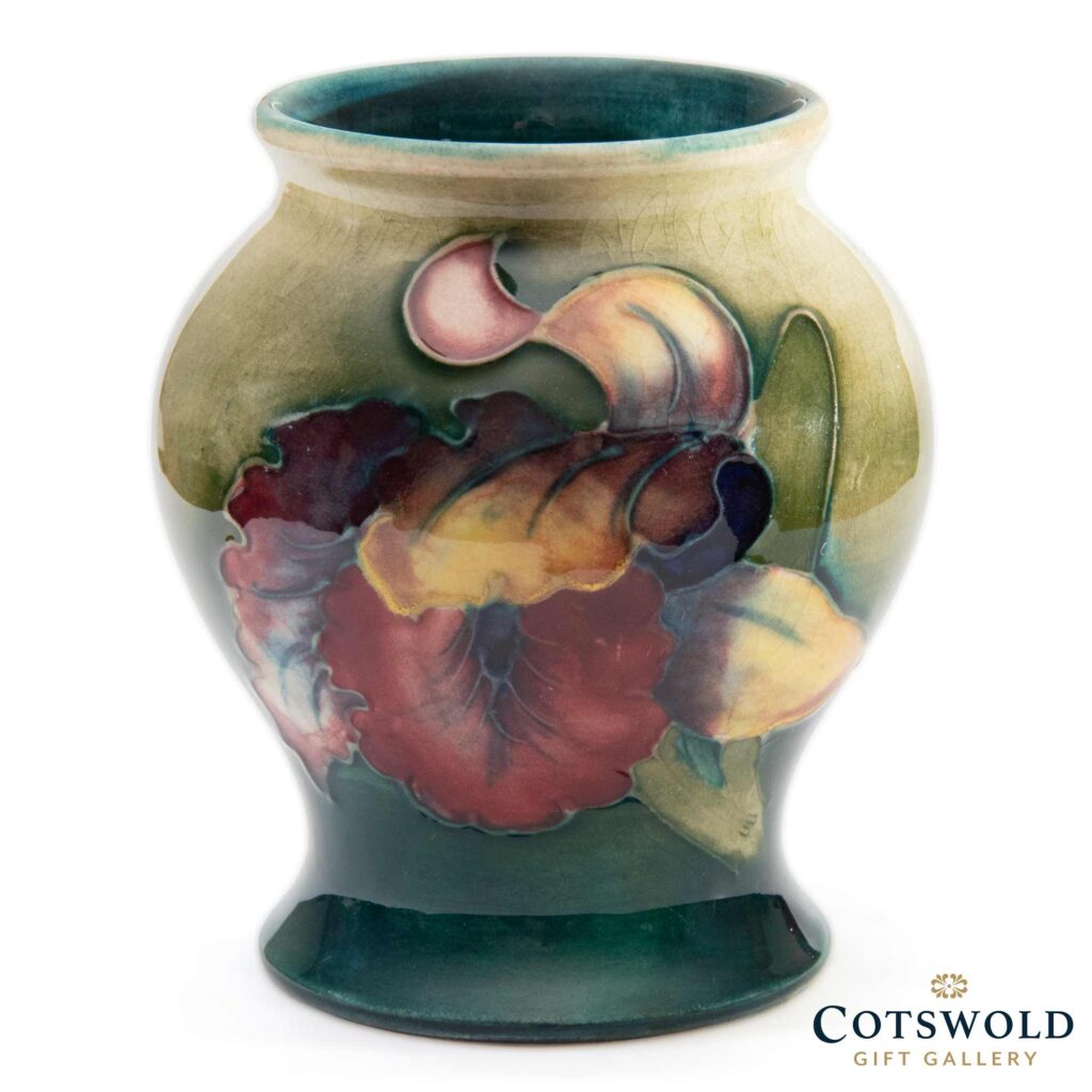 Moorcroft Pottery Vintage Orchid Vase 225 2 1024x1024