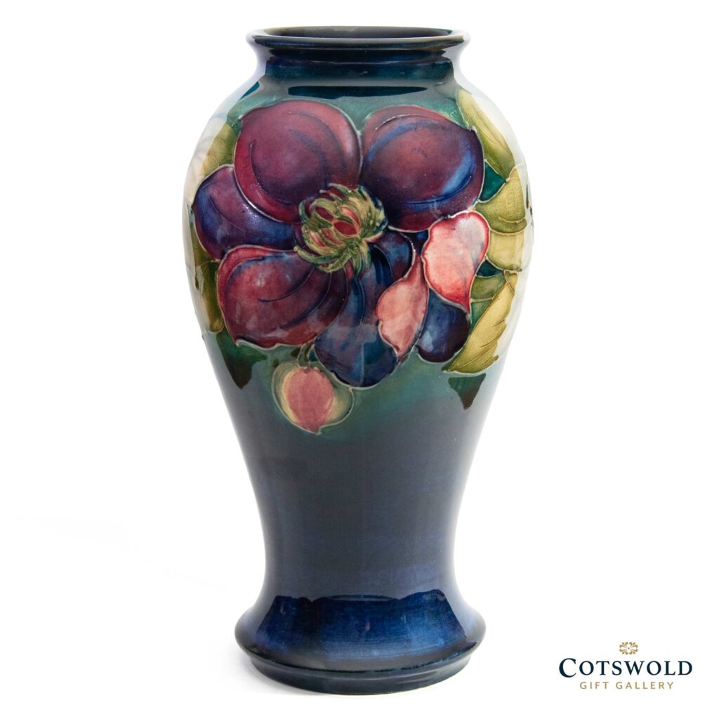 Vintage Moorcroft Pottery Vintage Clematis Vase 25 1 1024x1024