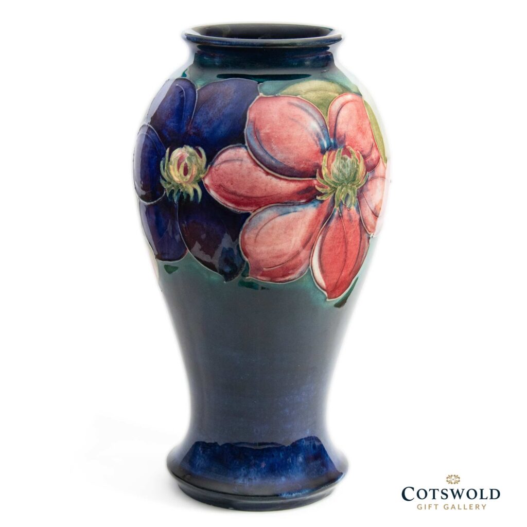 Vintage Moorcroft Pottery Vintage Clematis Vase 25 2 1024x1024
