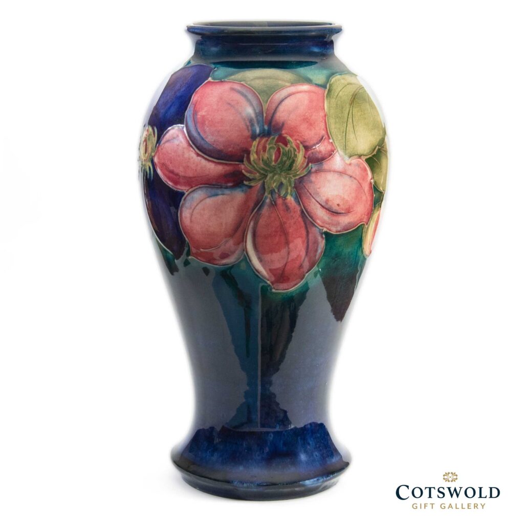 Vintage Moorcroft Pottery Vintage Clematis Vase 25 5 1024x1024