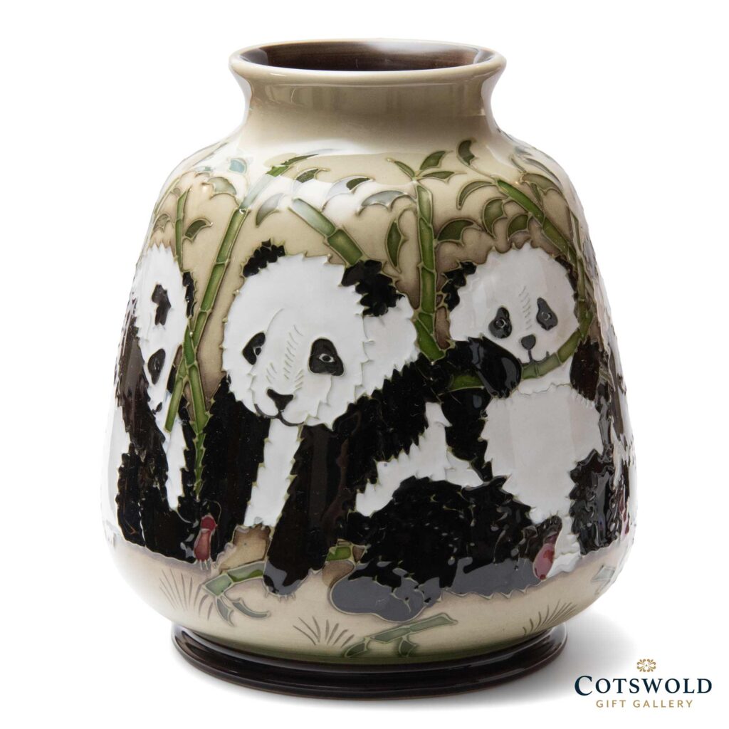 Moorcroft Pottery The Family Panda Vase 2 1024x1024
