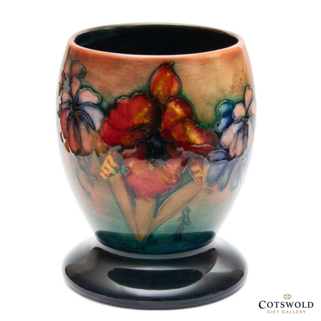 Vintage William Moorcroft Orchid Flambe Vase 2 1024x1024